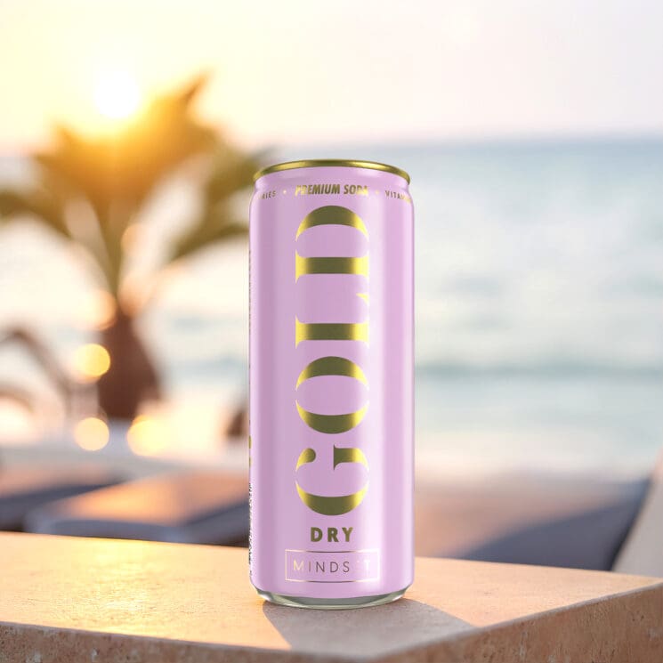 GOLD DRY Mindset Premium Soda