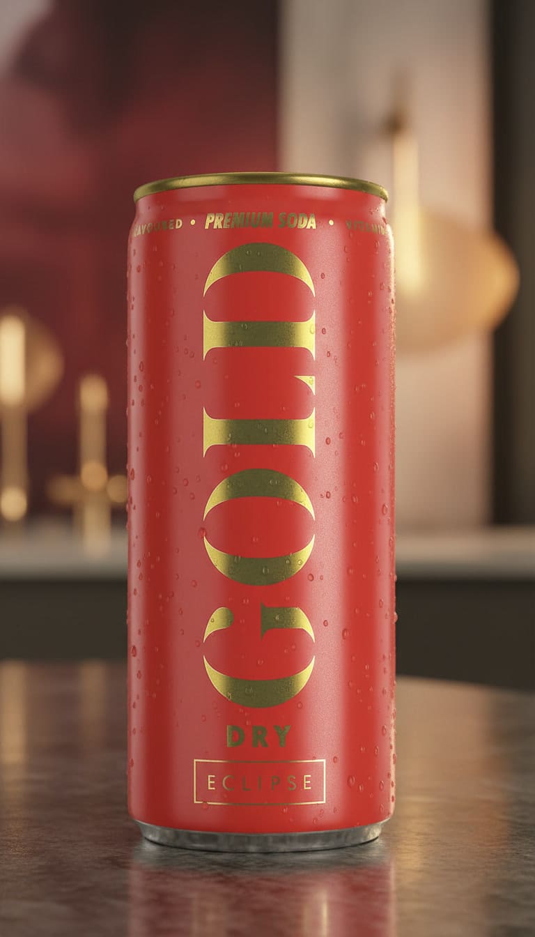 GOLD DRY Eclipse Premium Soda