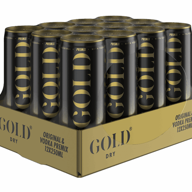 GOLD DRY Original Premix Vodka