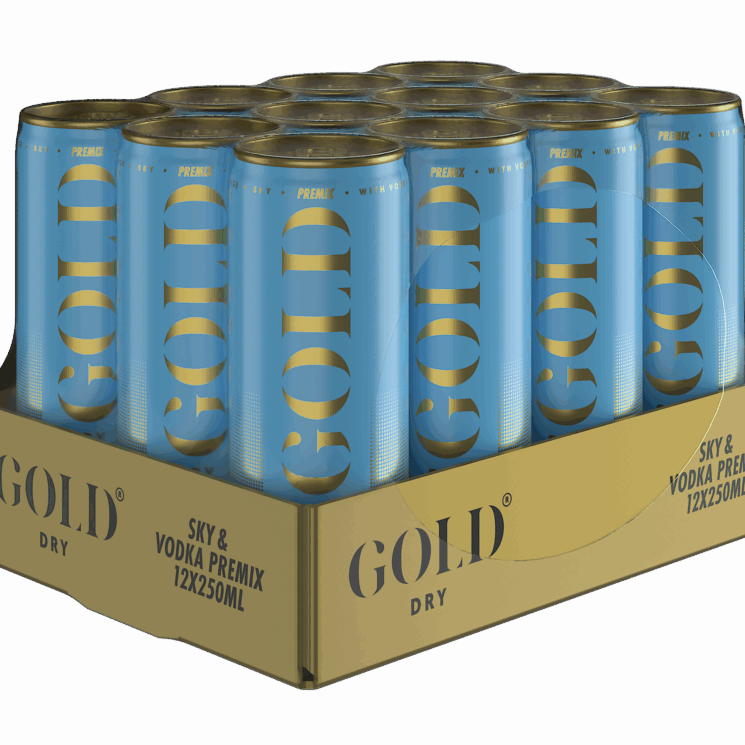 GOLD DRY Sky Premix Vodka